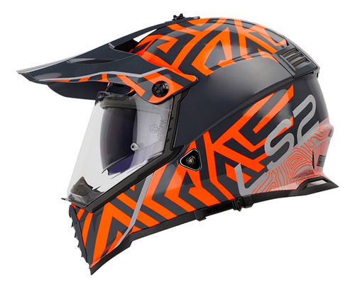 Casco Ls2 Mx436 Pioneer Evo Nomad Multipropósito Certificado