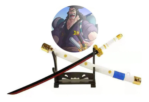 Llavero One Piece Espada Oden Ame No Habakiri 23cm + Soporte