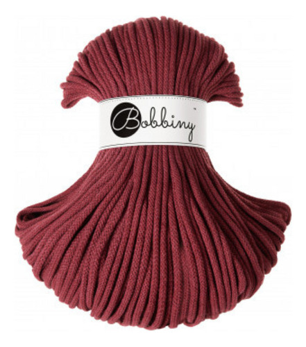 Cuerda Algodón Trenzado 5 Mm Macramé Bobbiny- Wild Rose