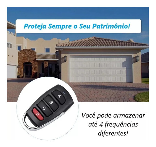 Controle Remoto Portão Clone Copiador Alarme 433