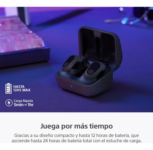 Auriculares in-ear gamer inalámbricos Sony Bluetooth WF-G700N WF-G700N negro