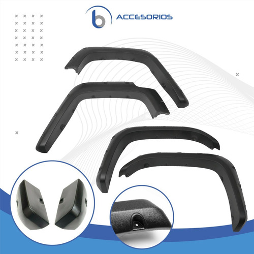 Kit Cantoneras Toyota Fj Crusier Con Remache 2007-2016