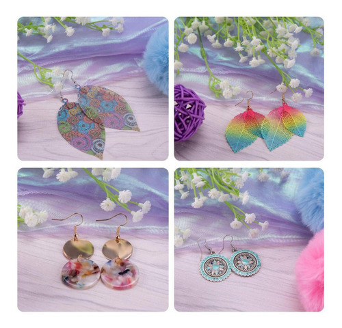 3600x Earring Making Kit Diy Handmade Silicone Earrings
