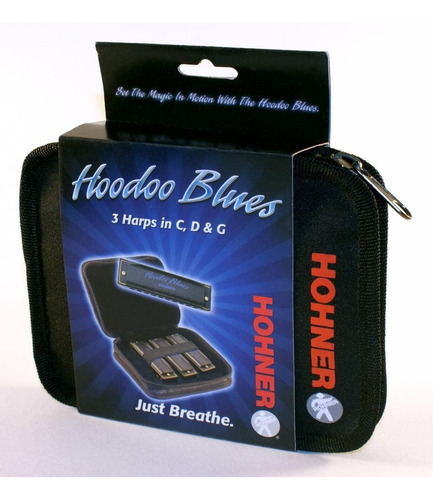 Armónica De Blues Hohner Hbp Hoodoo - Paquete De 3