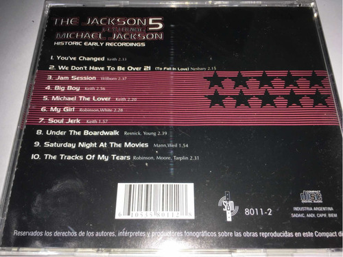 The Jackson 5 Featuring Michael Jackson Cd Nuevo Cerrado