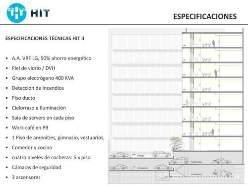 Imagen 13 de 16 de Oficina Aaa A Estrenar En Alquiler De 630 M2