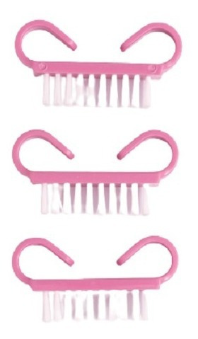 Pack De 3 Escobillas Cepillos Para Uñas Runn