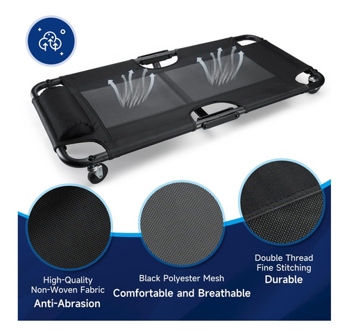 Creeper Workpro Plegable De Malla Para Taller Automotriz