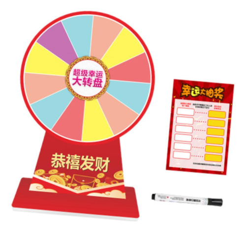 Ruleta De Mesa Con Premio De 12 Pulgadas Para Multicolor C
