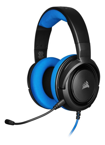 Headset Gamer Corsair Hs35 Stereo - Azul