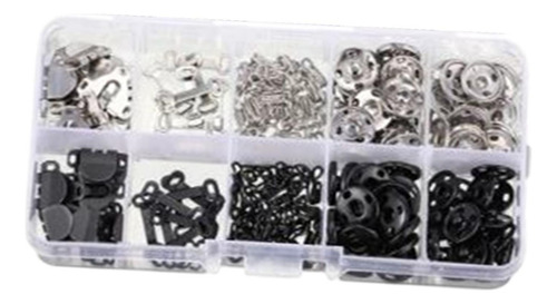 Ganchos De Costura Y Ojos Set De Cierre Kit Con 200