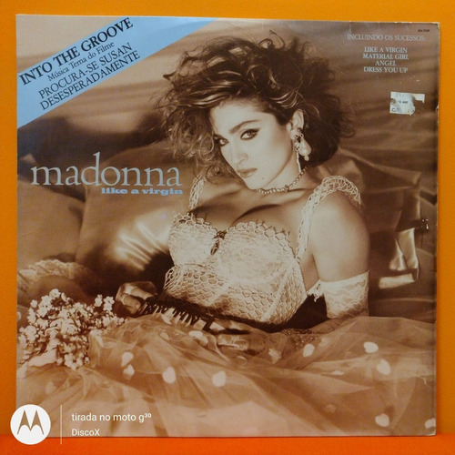 Madonna Like A Virgin - Lp Disco De Vinil Sem Encarte