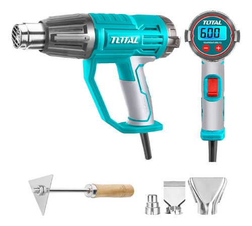 Pistola De Calor Industrial 2000w 600°c + 4 Accesorios Total
