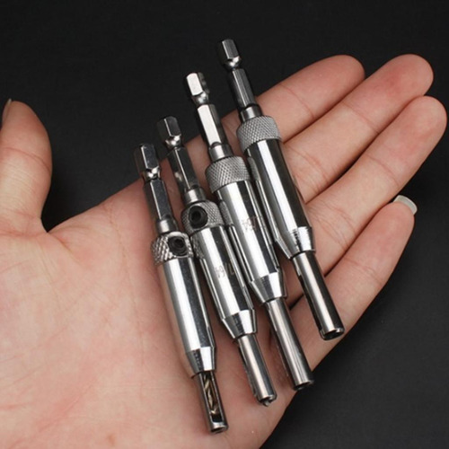 Juego De Brocas Centrales De 4 Piezas, Bisagra