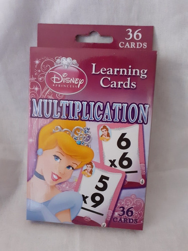 Cartas Educativas Tablas De Multiplicar/ Aprender/cenicienta