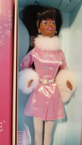 Muñeca Barbie Winter Dazzle 1997 Aa Afroamericana (Usado)