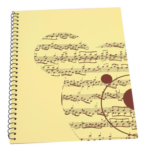 Cuaderno Pentagramado Para Anotaciones Musicales 50 Páginas
