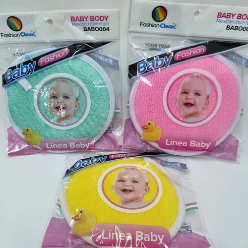 Kit 30pz Esponja Con Tela Extra Suave Para Baño Bebes Color Surtido Lisa