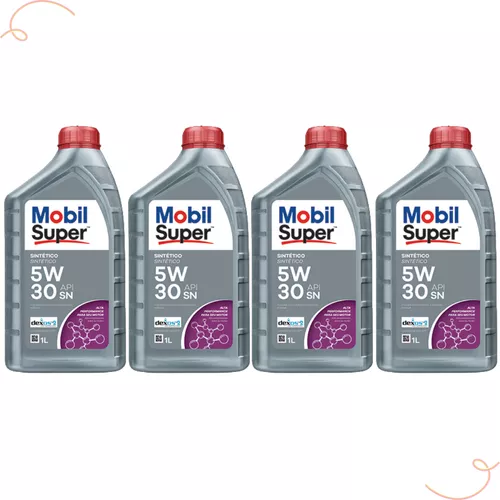 MOBIL SUPER 5W30 SINTÉTICO - Motores a Gasolina y Gas