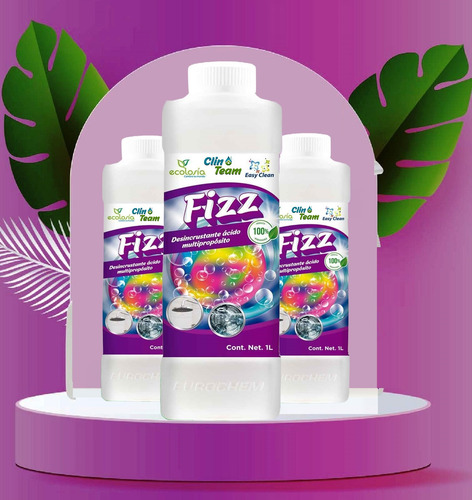 Fizz Sarricida, Limpiador, Desincrustante Ecolosía 3 Piezas