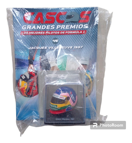 Revista + Cascos De Formula 1 Nº 46 Jacques Villeneuve 1997.