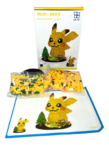 Pokemon Micro Brick Caja Blockes Para Construir Lboyu