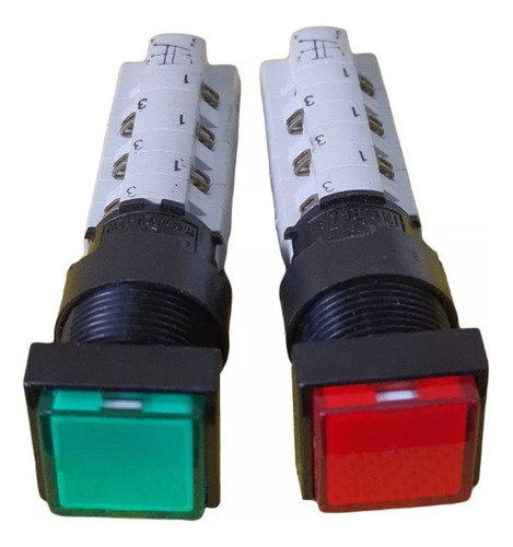 12 Pcs - Botão Impulso Lumotast 3na+3nf 16mm Lu 263 Ace