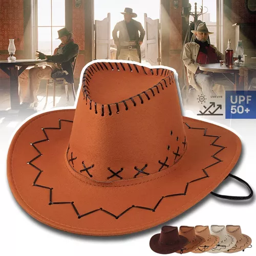 Sombrero Texana Americana Ala Plana Cowboy Vaquero Hombre Mujer