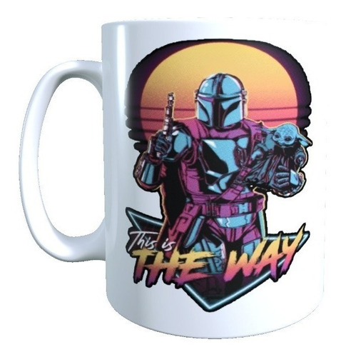 Tazon Diseño Star Wars Mandalorian Boba Fett 4