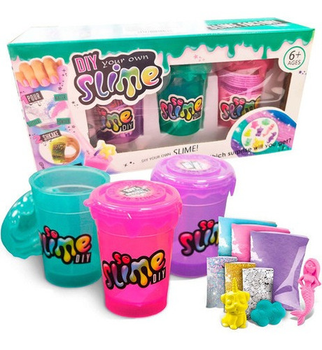 Slime Kit  Slime Supplies Kit Para Hacer Slime Para Niñas