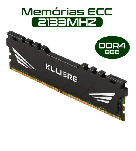 Memória Ram Ecc Ddr4 8gb 2133mhz Para Kit Xeon X99 Kllisre