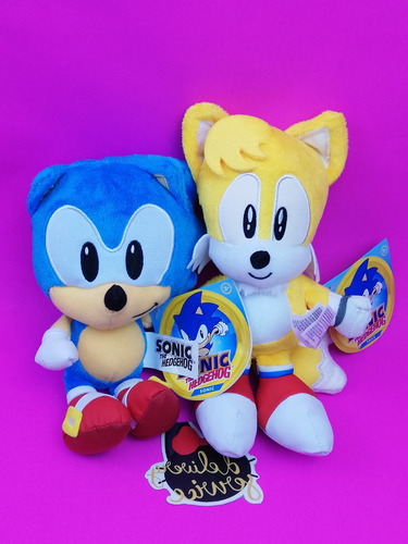 Sonic The Hedgehog Peluche Tails & Sonic Jaks Pacific 24cm 