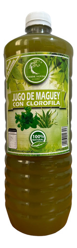 1 Jugo De Maguey Original Clorofila 1l Verde Santo Michoacán