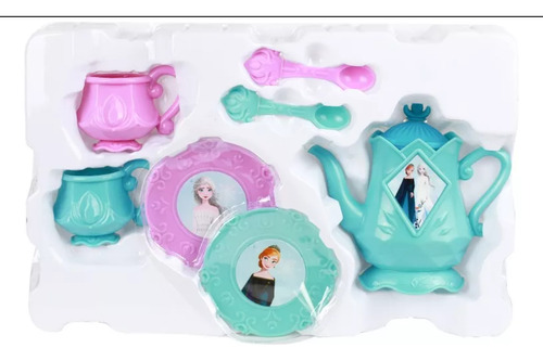 Juego De Te Frozen Disney 8 Pzs 2 Juegos