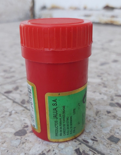 Frasco Vacío Pimentón Jauja Paprika De Murcia Decoraracion (Usado)