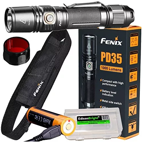 Linterna táctica Fenix PD35R (Recargable) - FenixLinternas