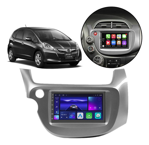 Kit Central Multimidia Fit 2009-2014 Carplay/android Auto