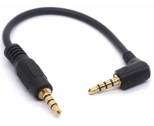 3 Trrs Cortos De 5 Mm Cable De Audio Chapado En Oro De ...