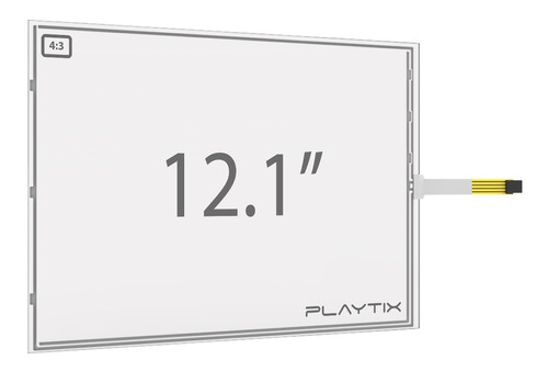 Kit Sistema Touch Screen Resistivo 12.1 Usb 4 Vias Playtix