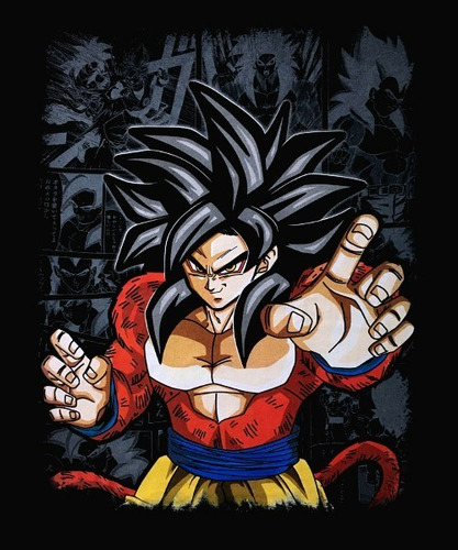 Camiseta Goku Cuarta Fase Dragon Ball Gt Estampada | Cuotas sin interés Camiseta Goku Cuarta Fase Dragon Ball Gt Estampada | Cuotas sin interés