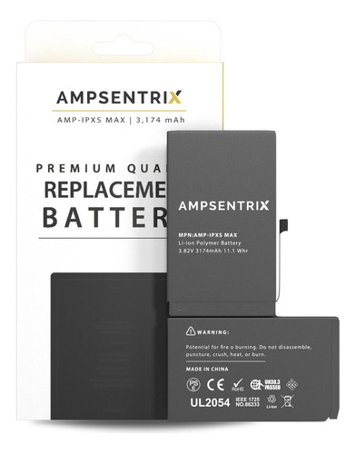 Batería Litio Compatible Con iPhone XS Max Ampsentrix