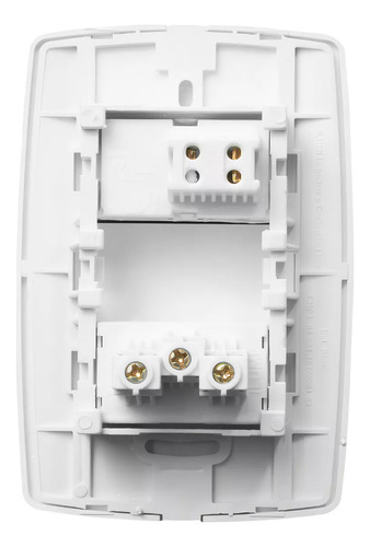 Conjunto Interruptor Simples Com Tomada 10a 250v 4x2 Slim Ilumi Branco