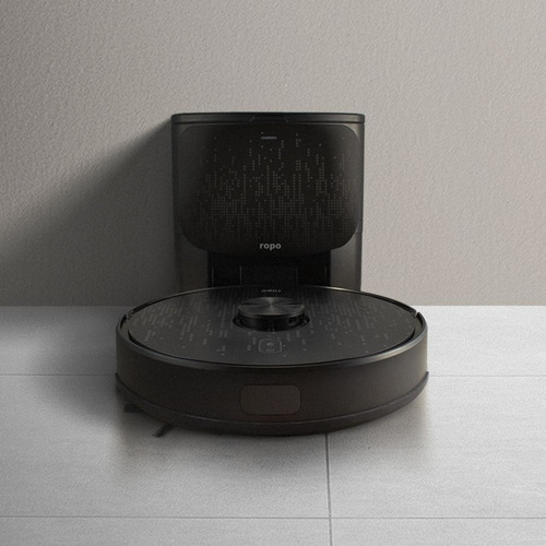 Estação De Recarga Autolimpante Ropo Smart Cleaner 220v Cor Preto