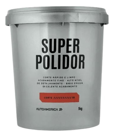 Kit Com 12 Unidades Massa Polir Spartacus Super Polidor 1kg