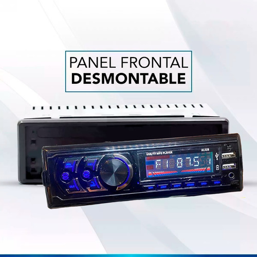 Estereo Desmontable Bluetooth Radio Fm Usb Stereo Alien