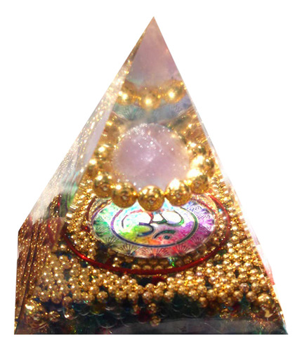 Generador De Energía Piramidal De Resina Epoxi De Cristales,