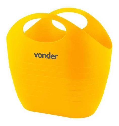 Bolsa Plástica Multiuso 8,5 Litros Amarela Vonder