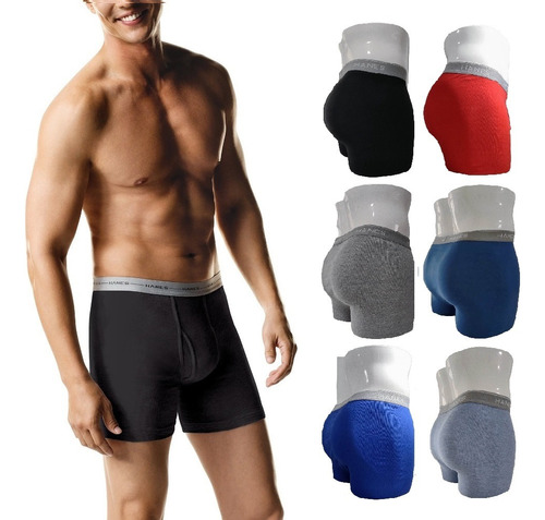 Boxer Brief Hanes 4-pack 100% Algodón Talla Xl Colores 