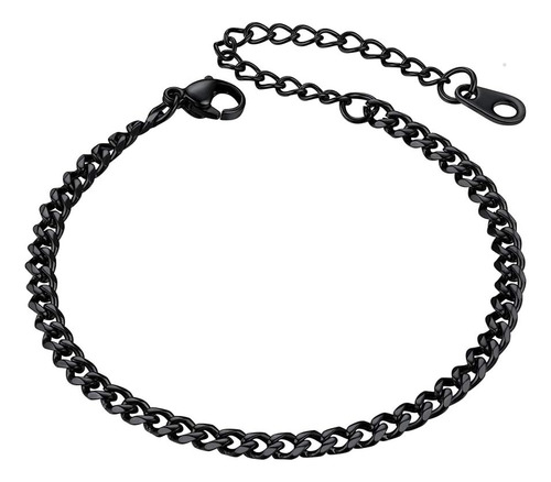 Prosteel Pulsera Negra De Acero Inoxidable Pulseras Geniales