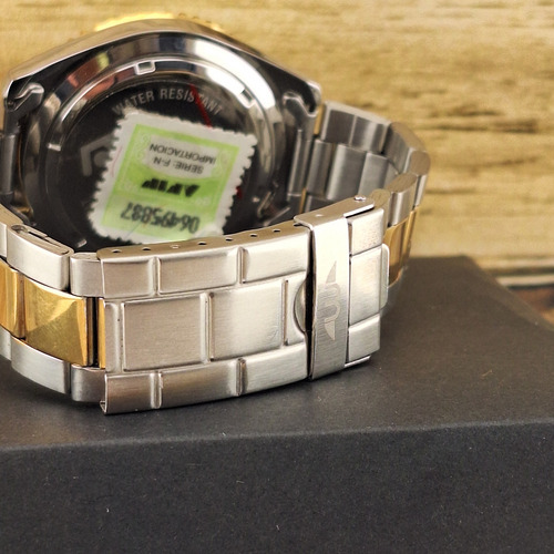Reloj Montreal Hombre Combinado 40mm Plateado Negro Negro